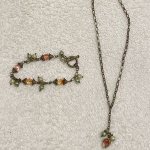 Handmade Bracelet and Necklace Set